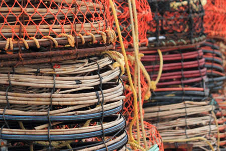 crab and lobster trapsの写真素材