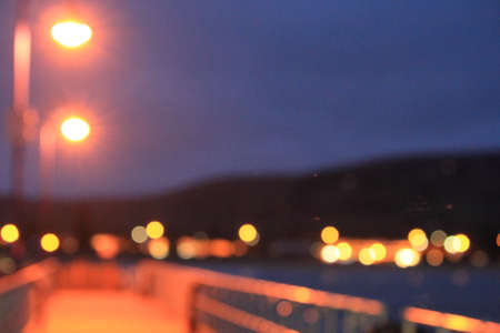 blurred nightlightの写真素材