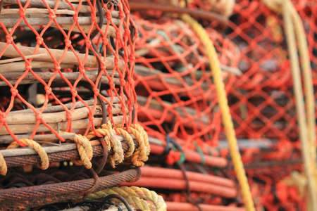 crab and lobster trapsの写真素材