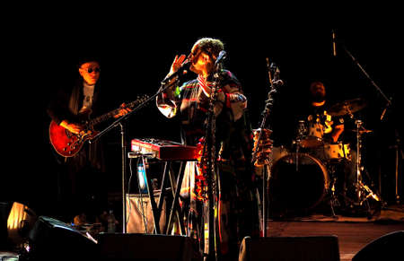 Nino Katamadze - famous jazz singer from Georgia performs on October 3, 2016 in Bialystok, Polandのeditorial素材