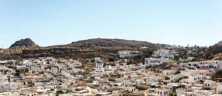 View on Lindos, Rhodes, Greeceの写真素材