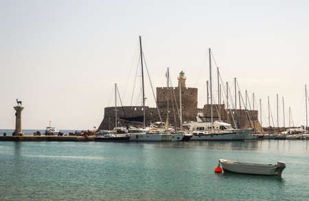 Rhodes port, Greeceのeditorial素材