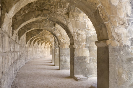 Aspendos - ancient amphiteater historic attraction in Turkey