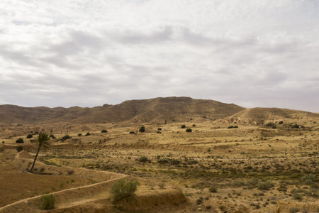 Chebika, Matmata, mountains in Tunisia and oasis