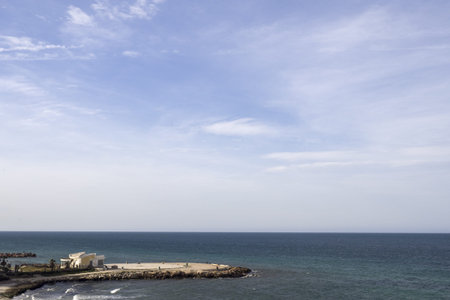 Tunisia, sandy beach and sea, good for leisure