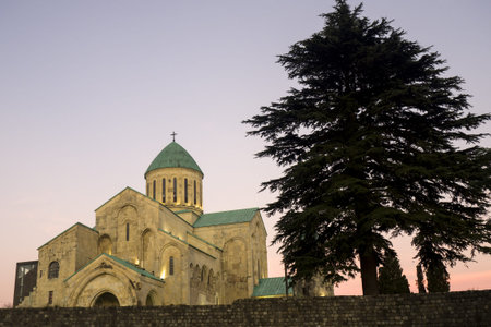 Georgia - old orthodox church in mountain