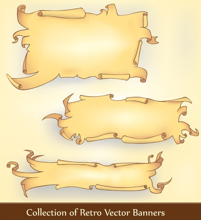 collection of comic style bannersのイラスト素材