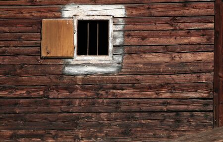 cottage texture with a small windowの写真素材