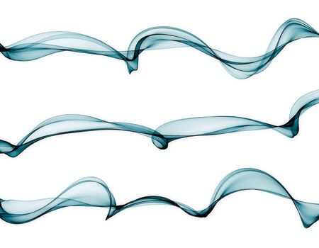 smooth waves, smokey shapes, abstract curvesの写真素材