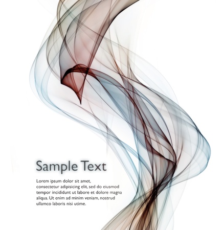smooth waves, smokey shapes, abstract curvesの写真素材