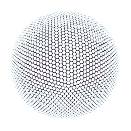 3d isolated spherical abstractionの写真素材