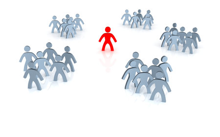 a person is choosing the right team
