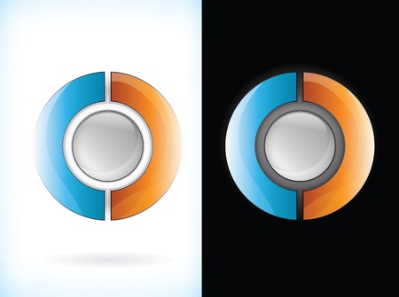 Modern design for use in websites, banners, business presentations with multiple boxes for optionsのイラスト素材