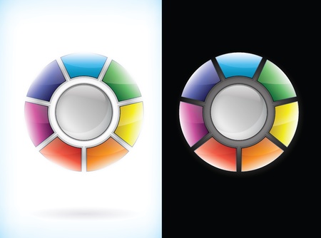 Modern design for use in websites, banners, business presentations with multiple boxes for optionsのイラスト素材