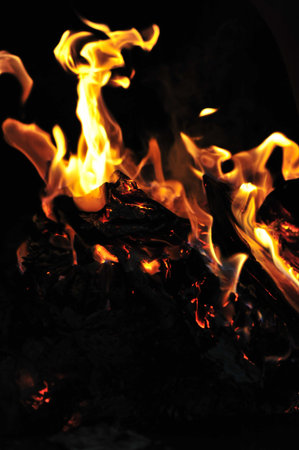 Fire flaming