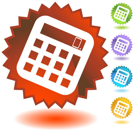 education badge mathのイラスト素材