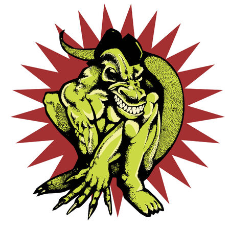 lizard manのイラスト素材