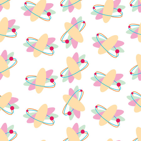 Atom Patternのイラスト素材