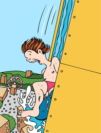 Water Slideのイラスト素材