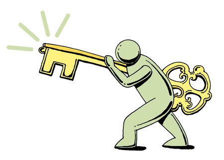 success keyのイラスト素材