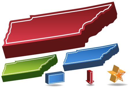 Tennessee Stateのイラスト素材