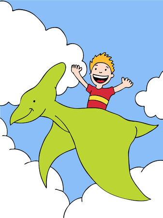 Pterodactyl Kidのイラスト素材