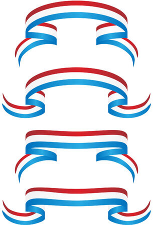 usa ribbon isolated on a white background.のイラスト素材