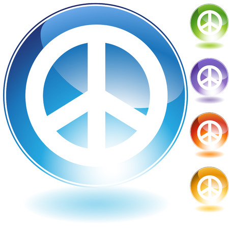 peace crystal icon isolated on a white background.のイラスト素材