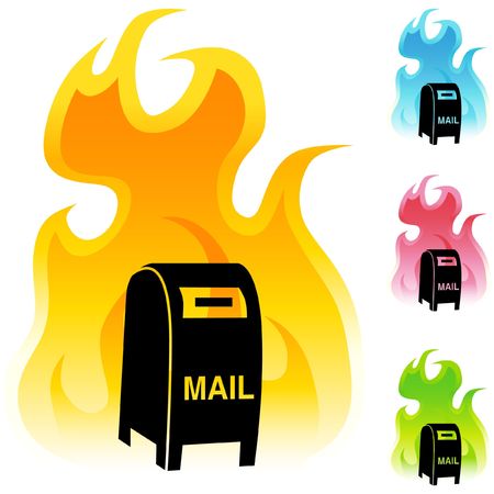 Mailboxのイラスト素材