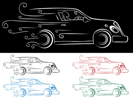 Fast Carのイラスト素材