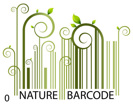 Nature Barcodeのイラスト素材