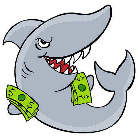 An image of a loan shark.のイラスト素材