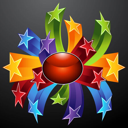 An image of a star explosion icon.のイラスト素材