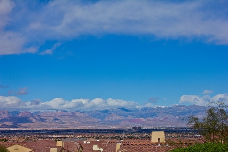 An image of a Las Vegas Nevada neighborhood.の写真素材