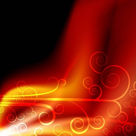 An image of a plasma energy flame background.のイラスト素材