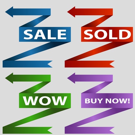 An image of different retail icons.のイラスト素材