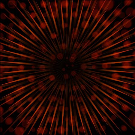 An image of a ornage sunspot glare explosion background.のイラスト素材