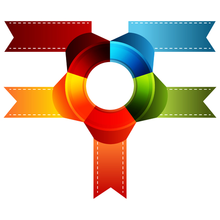 An image of a callout wheel.のイラスト素材