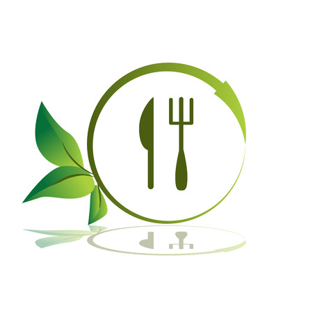 An image of a healthy meal icon.のイラスト素材