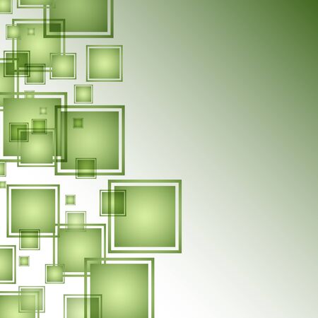 An image of a green abstract square background.のイラスト素材