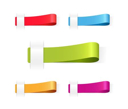 multicolored tag labelsのイラスト素材