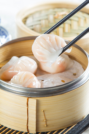 A photo of dim sumの写真素材
