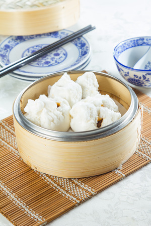 A photo of pork bunの写真素材