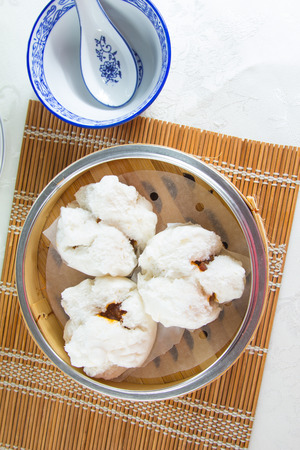 A photo of pork bunの写真素材