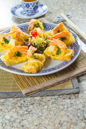 A photo of shrimp toastの写真素材