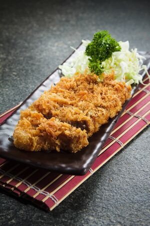 A cuisine photo of pork cutletの写真素材