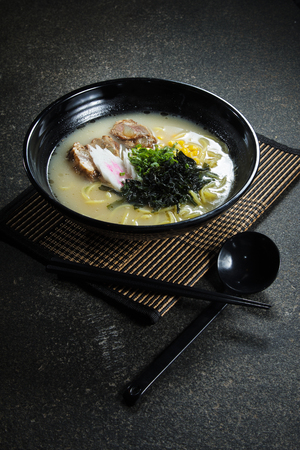 A cuisine photo of ramenの写真素材