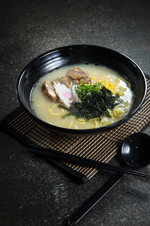 A cuisine photo of ramenの写真素材