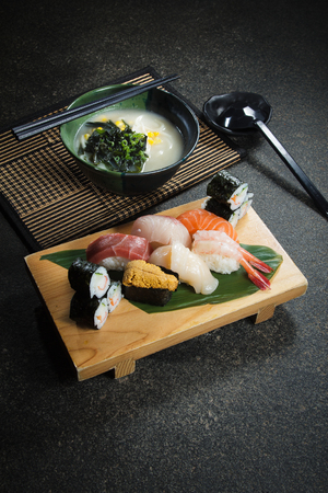 A cuisine photo of sushiの写真素材