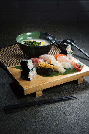 A cuisine photo of sushiの写真素材
